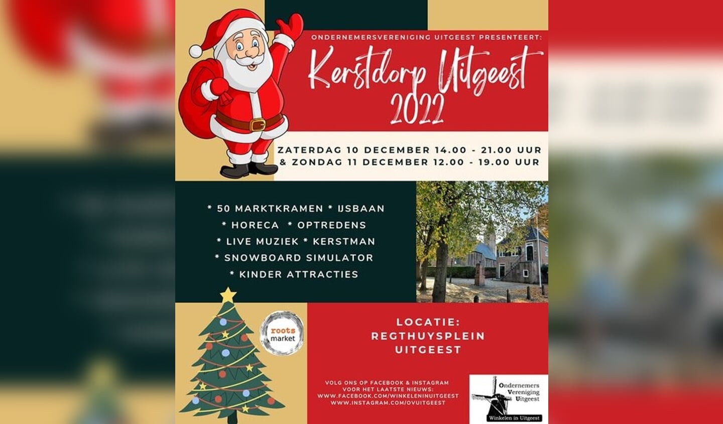 Programma Kerstdorp Uitgeest.