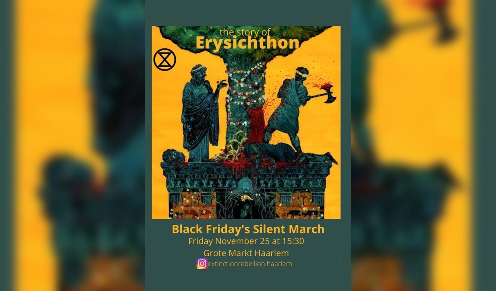Poster Stille Tocht Black Friday Haarlem 2022