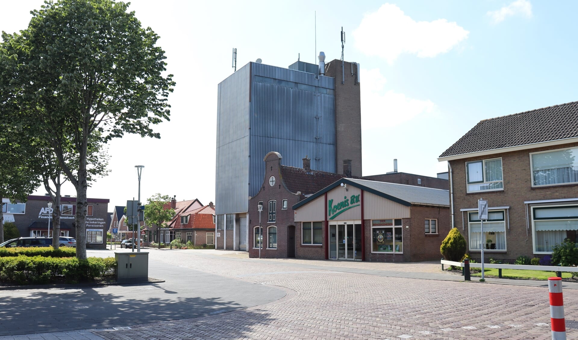 Het centrum Spanbroek/Opmeer.