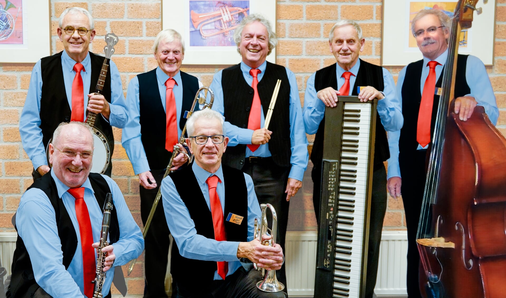 De Westside Jazzband speelt zondag 27 november 2022 in de Kerk van Krommeniedijk. 