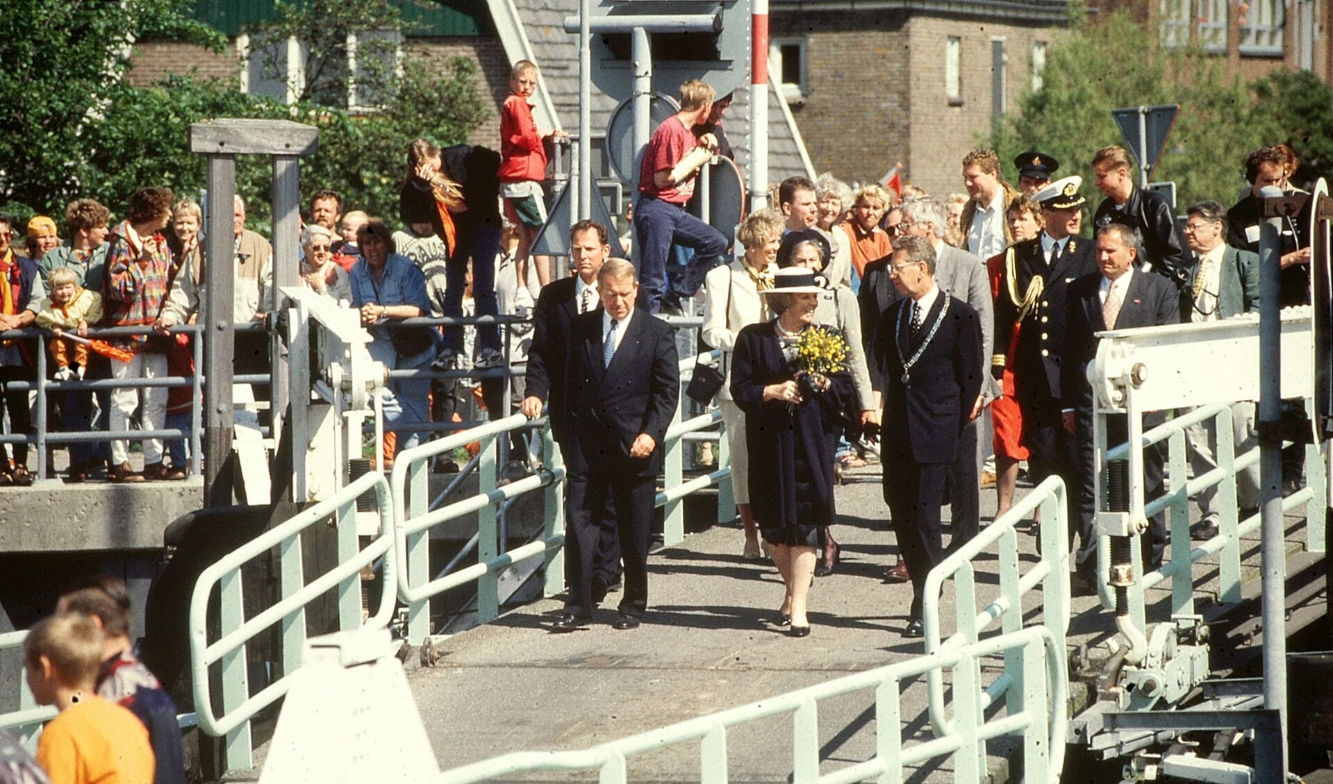 Bezoek Koningin Beatrix aan de Zijpe.