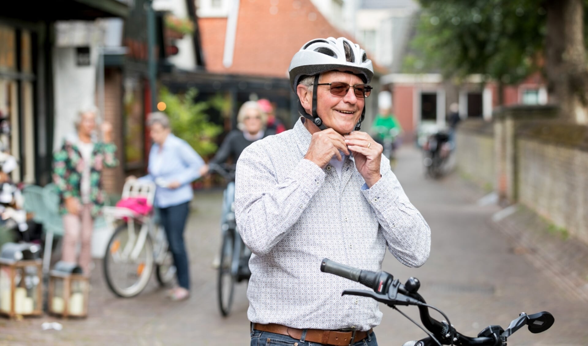 Het programma Doortrappen in gemeente Bergen is er om ouderen zo lang mogelijk veilig op de fiets te houden.