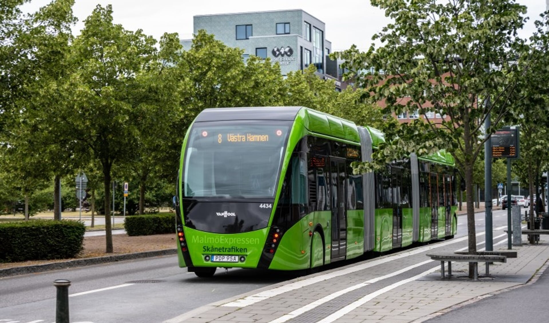 BRT-systeem in Malmö dat vergelijkbaar is met het gewenste BRT-systeem tussen Zaandam en Amsterdam-Noord .