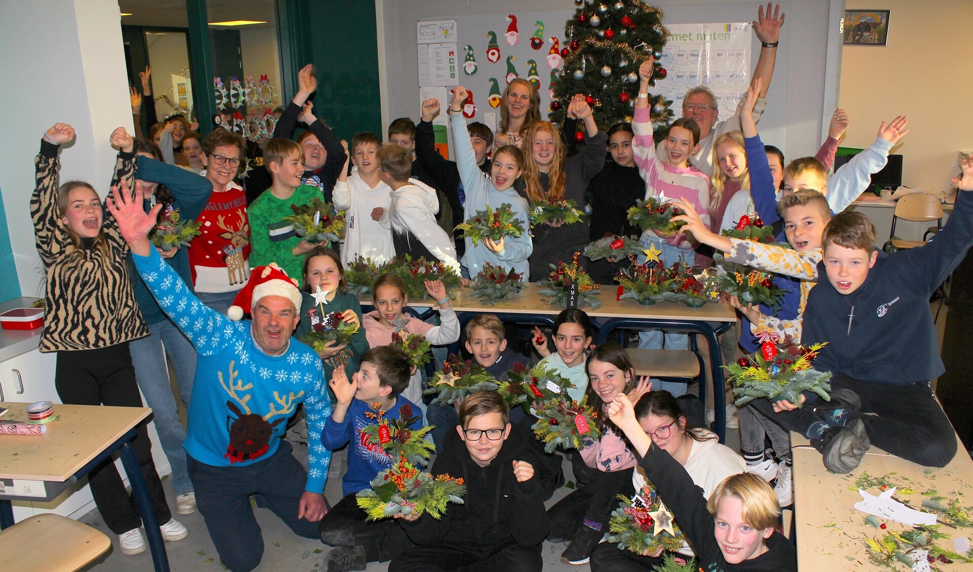 Tuinbouwbattle, de kersteditie, wordt enthousiast ontvangen op basisscholen, zoals de Immanuelschool in Boskoop.