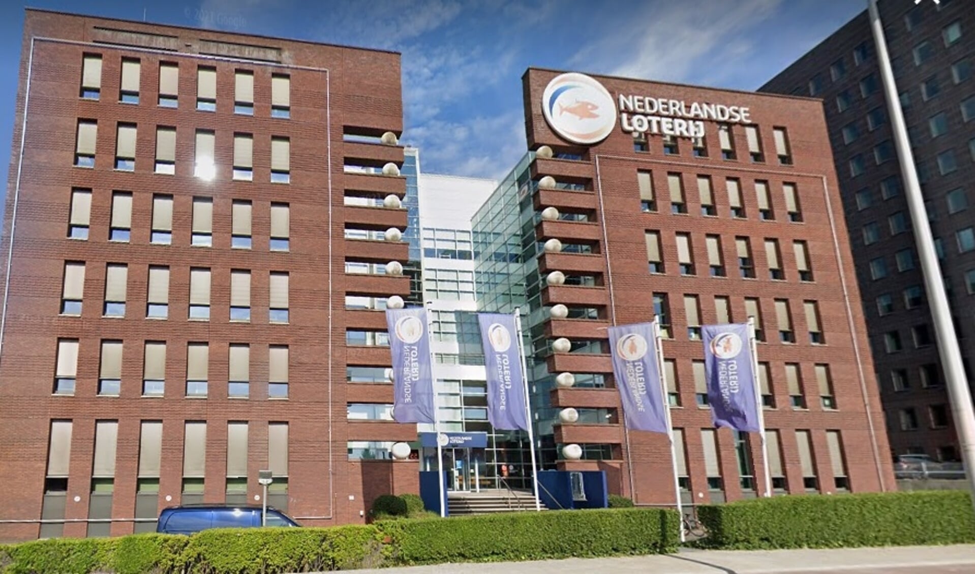 Het kantoor van de Nederlandse Loterij aan de Laan van Hoornwijck.