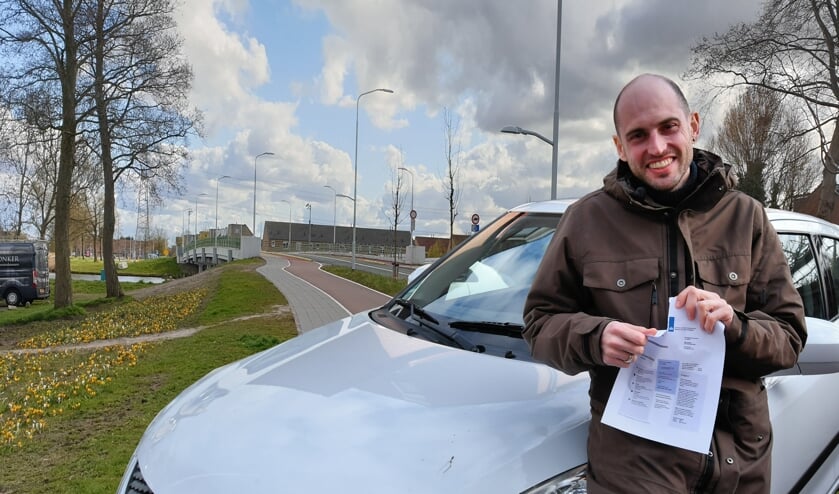 Krokussen groeien nu nog niet op de groenstrook....