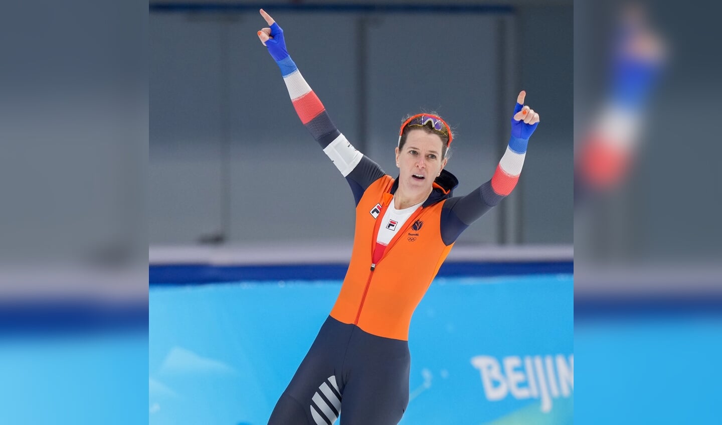 Ireen Wüst kan na haar laatste olympische race jubelend Baijing verlaten.