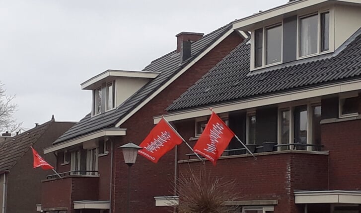 Stichting Geuzenmaand vraagt bewoners en bedrijven om in maart zo veel mogelijk Geuzenvlaggen te laten wapperen.