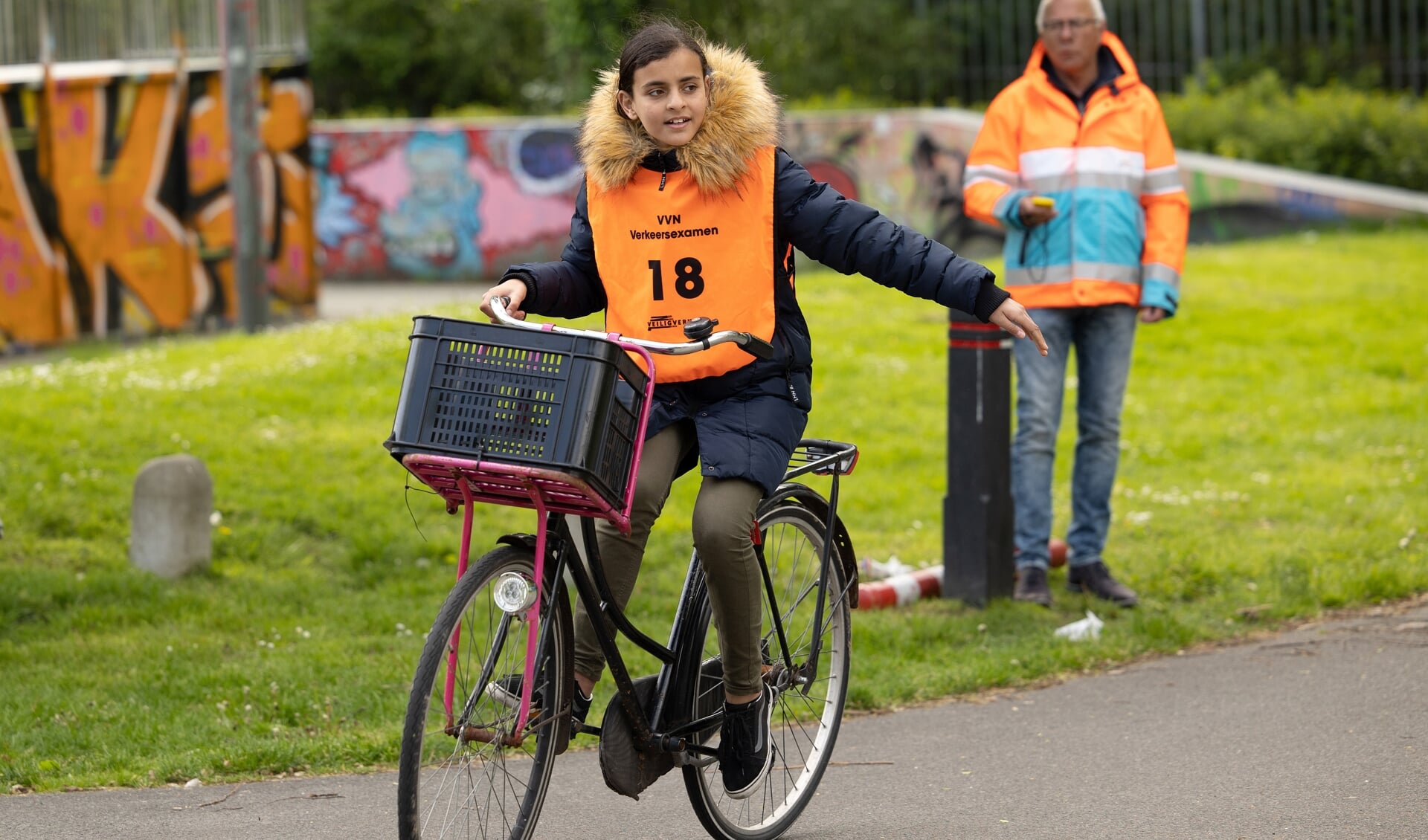 Veilig Verkeer Nederland praktisch verkeersexamen voor basisschoolleerlingen.