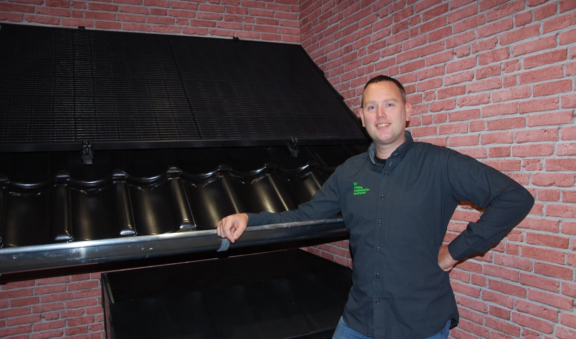Maarten Zeypveld, zonnepanelenspecialist bij Wilms installatietechniek.