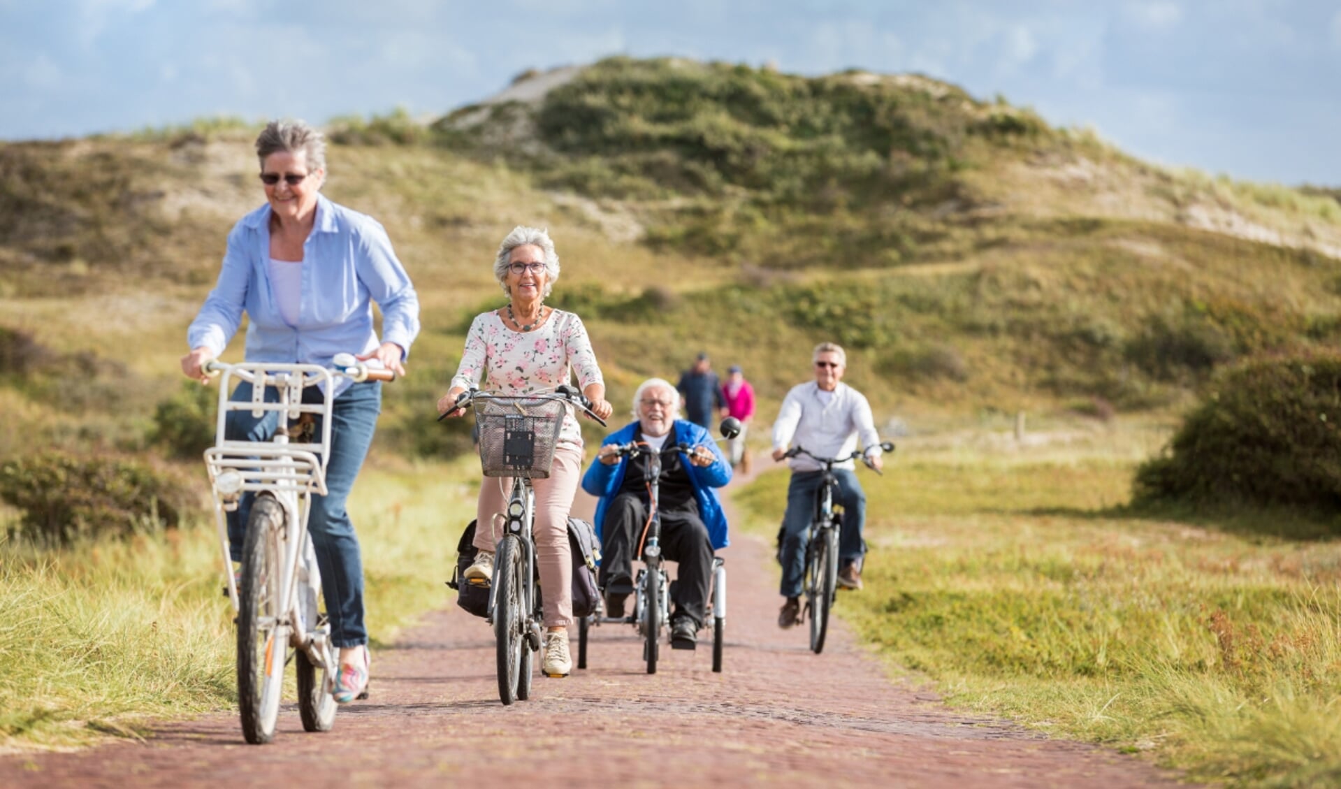 Het programma 'Doortrappen' is er om ouderen zo lang mogelijk veilig op de fiets te houden.