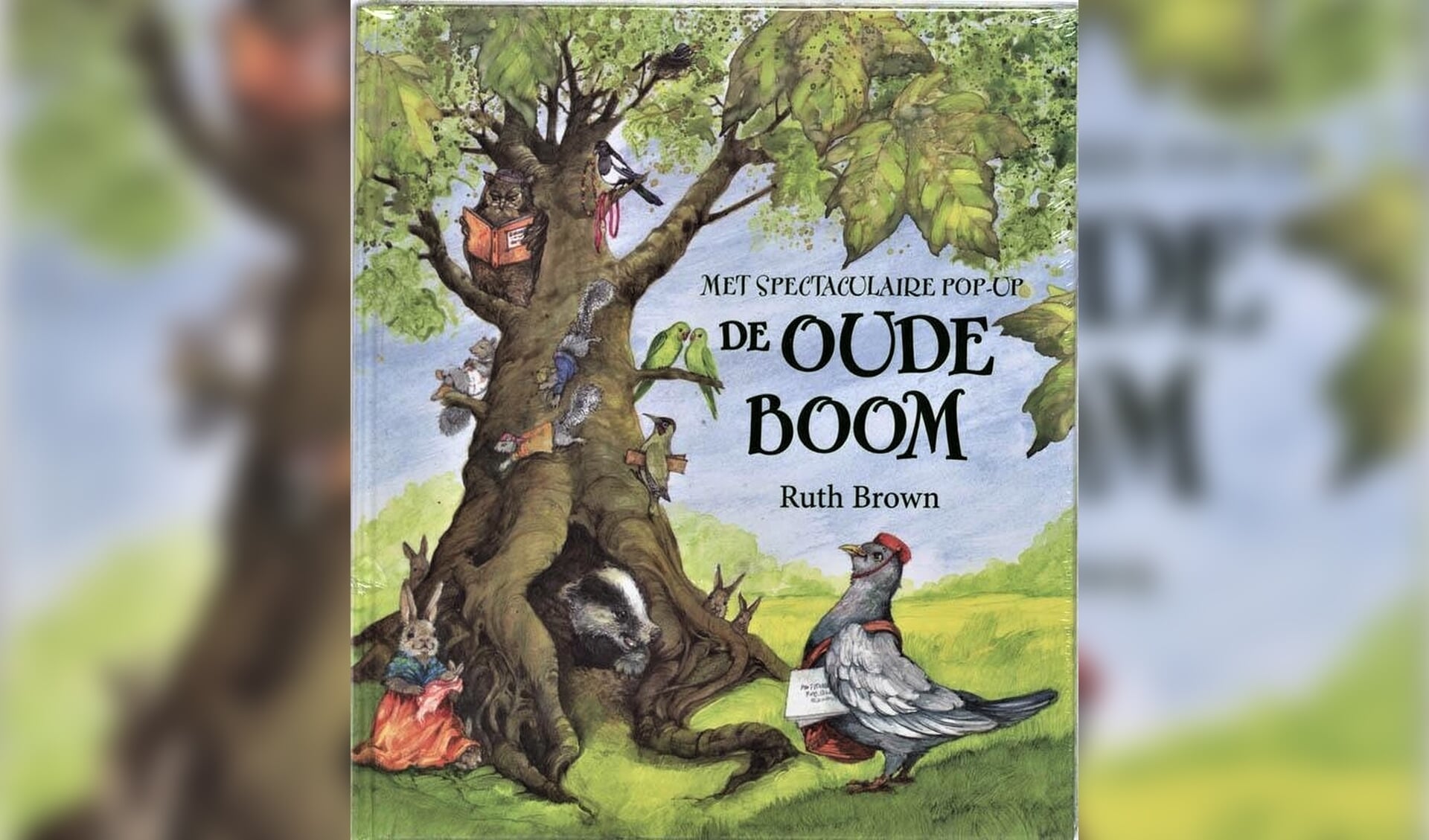 Voorkant van het voorleesboek: 'De Oude Boom'.