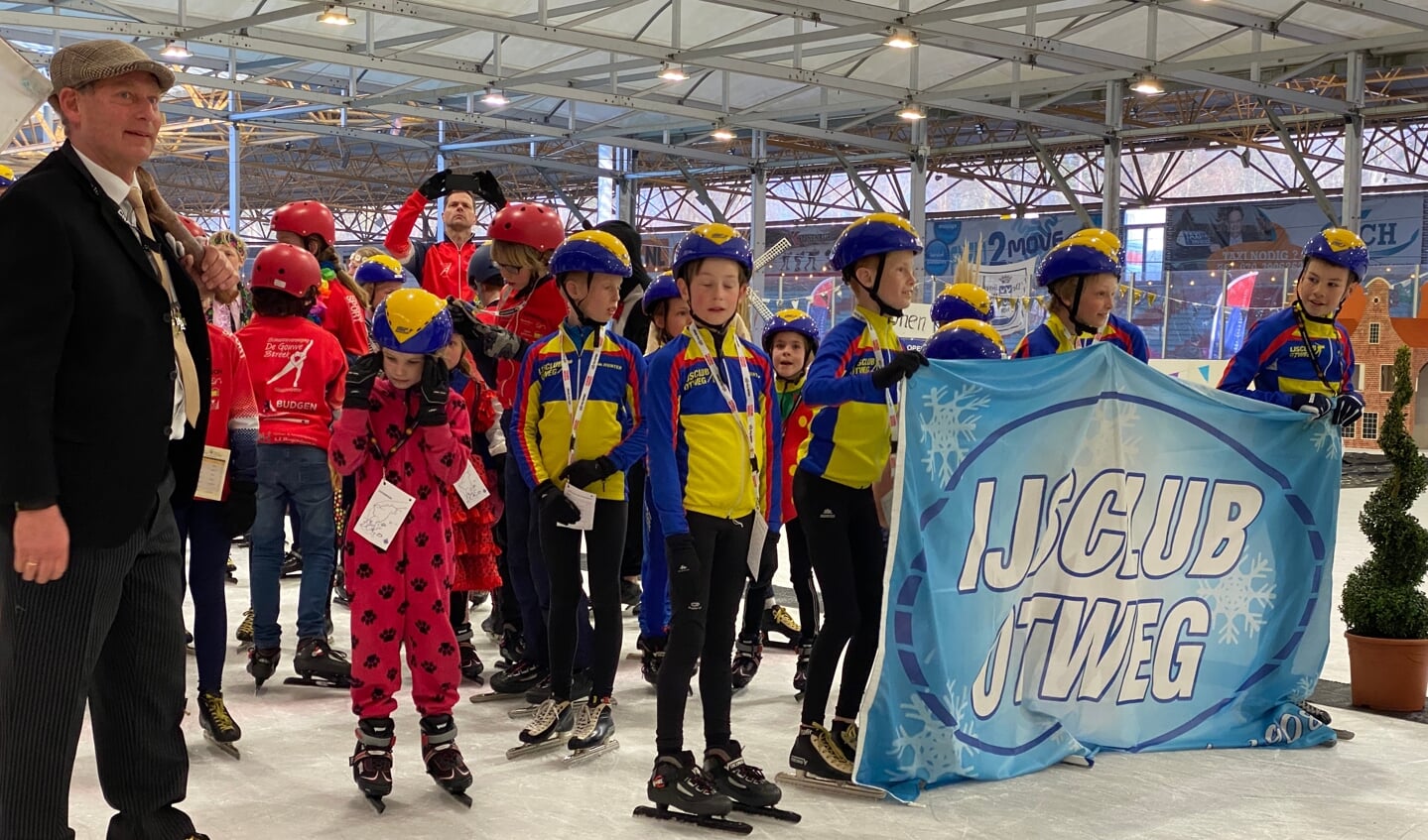 Hilde schaatst bij IJsclub Otweg.