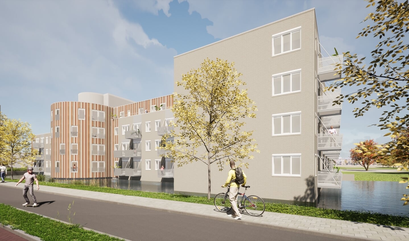 Woonforte verbouwt het kantoorpand aan de Prinses Margrietstraat 3 in Alphen tot een woongebouw met 131 appartementen. 