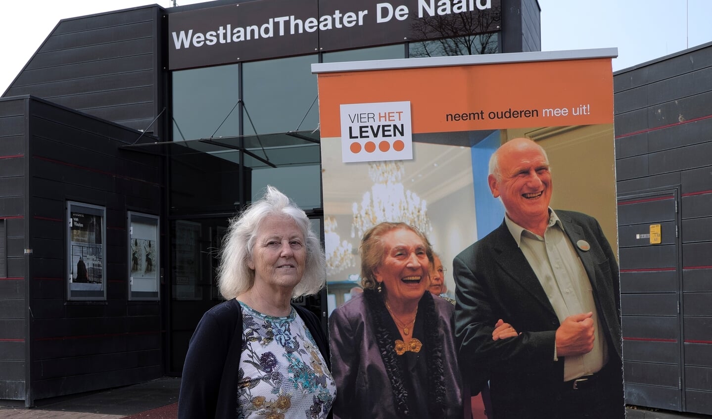 Marja Lunenburg geniet zelf ook van het werk als gastvrouw voor stichting Vier het Leven.