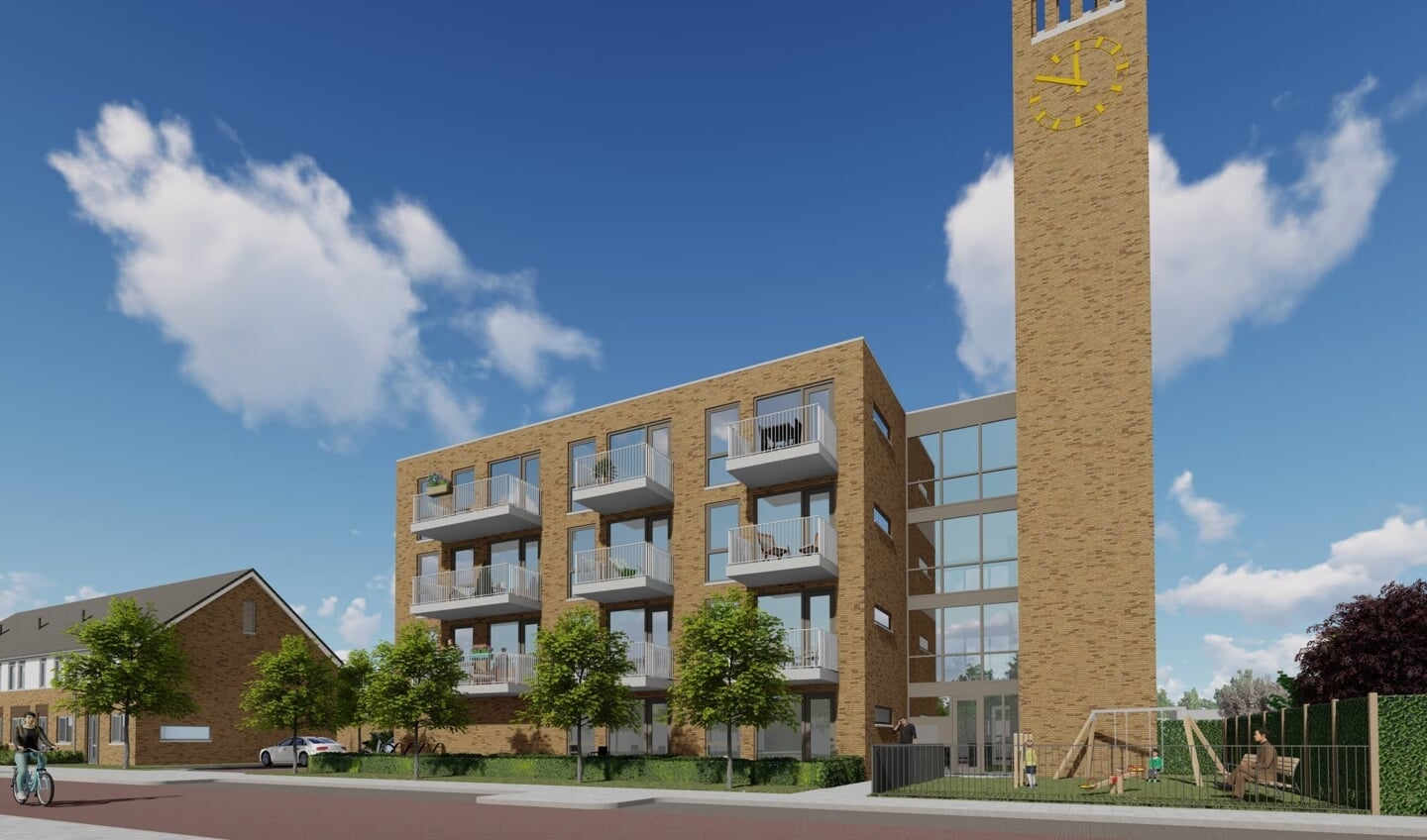Een impressie van 'Wonen Rond De Toren'.