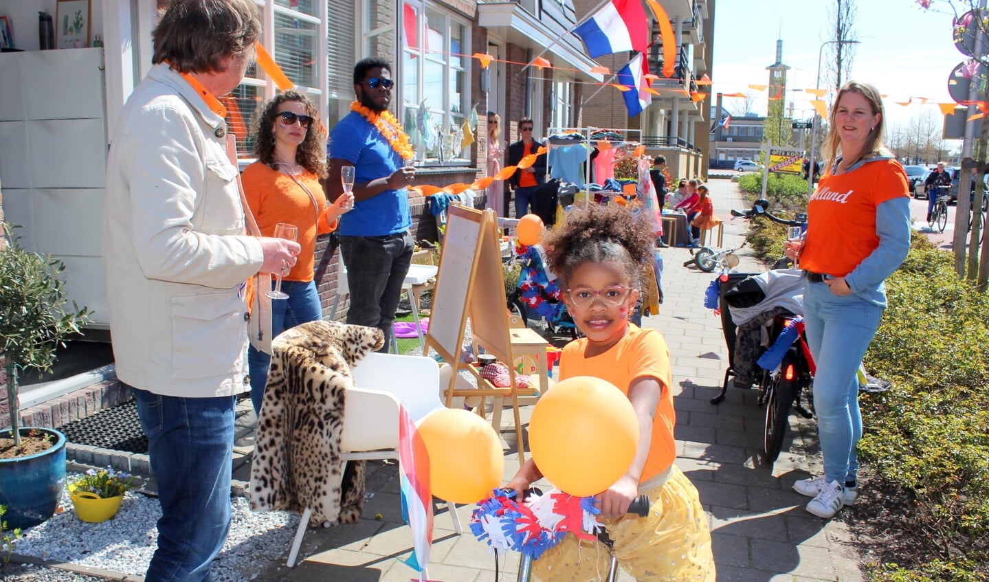 De Parklaan in Boskoop tijdens afgelopen Koningsdag.