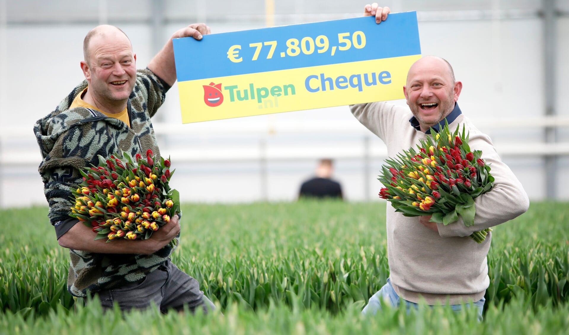  Tulpenkwekers Marnix van der Spek en Joost Wesselman. 