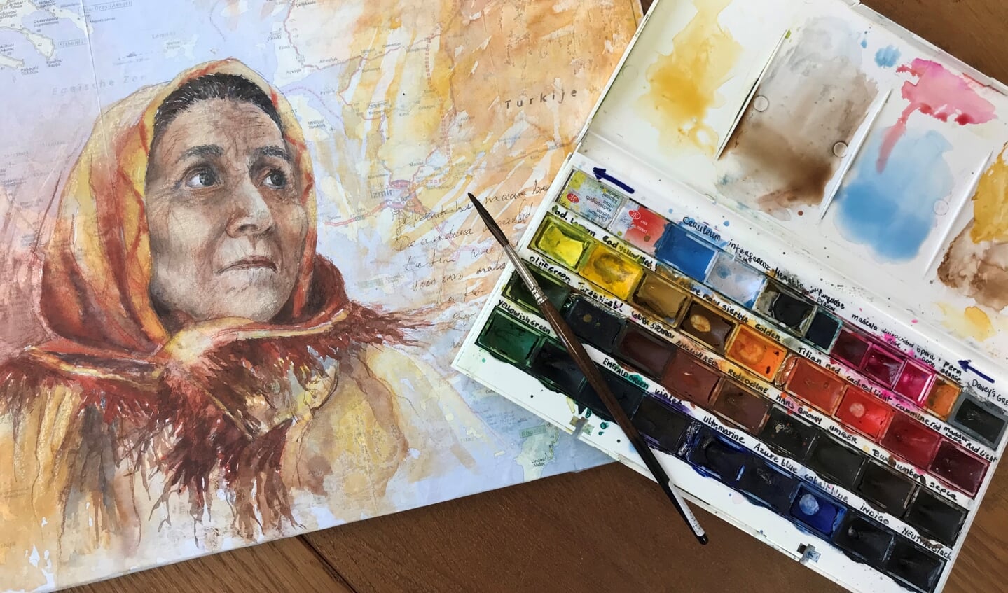 Kunstwerk van Anja Enthoven-van Leeuwen.