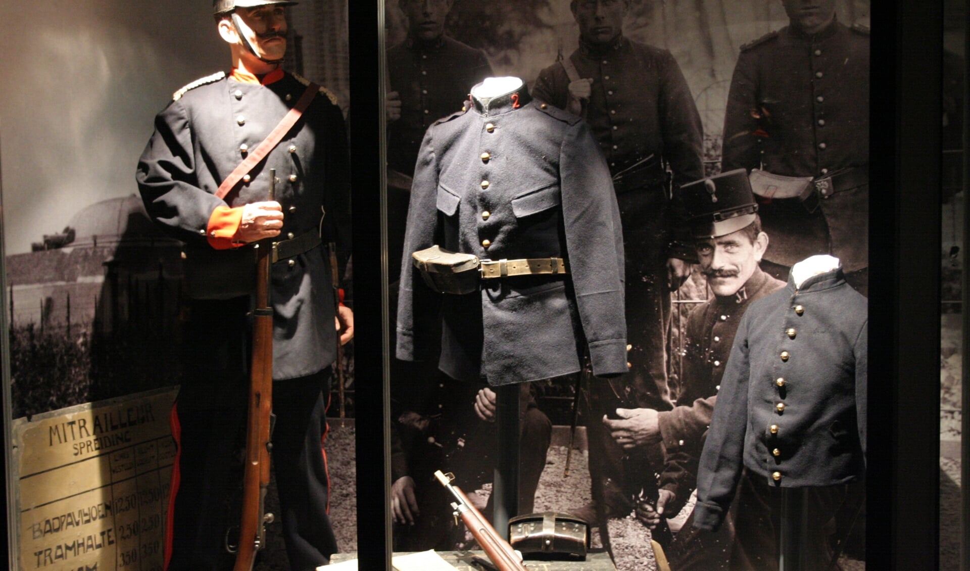 Expositie in het Nederlands Militair kustverdedigingsmuseum.