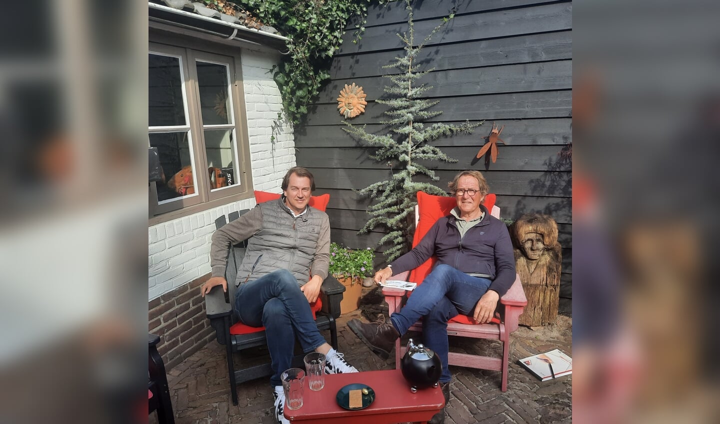Jelle de Boer, links en Piet Kamp: alles op de rails voor Koningsdag