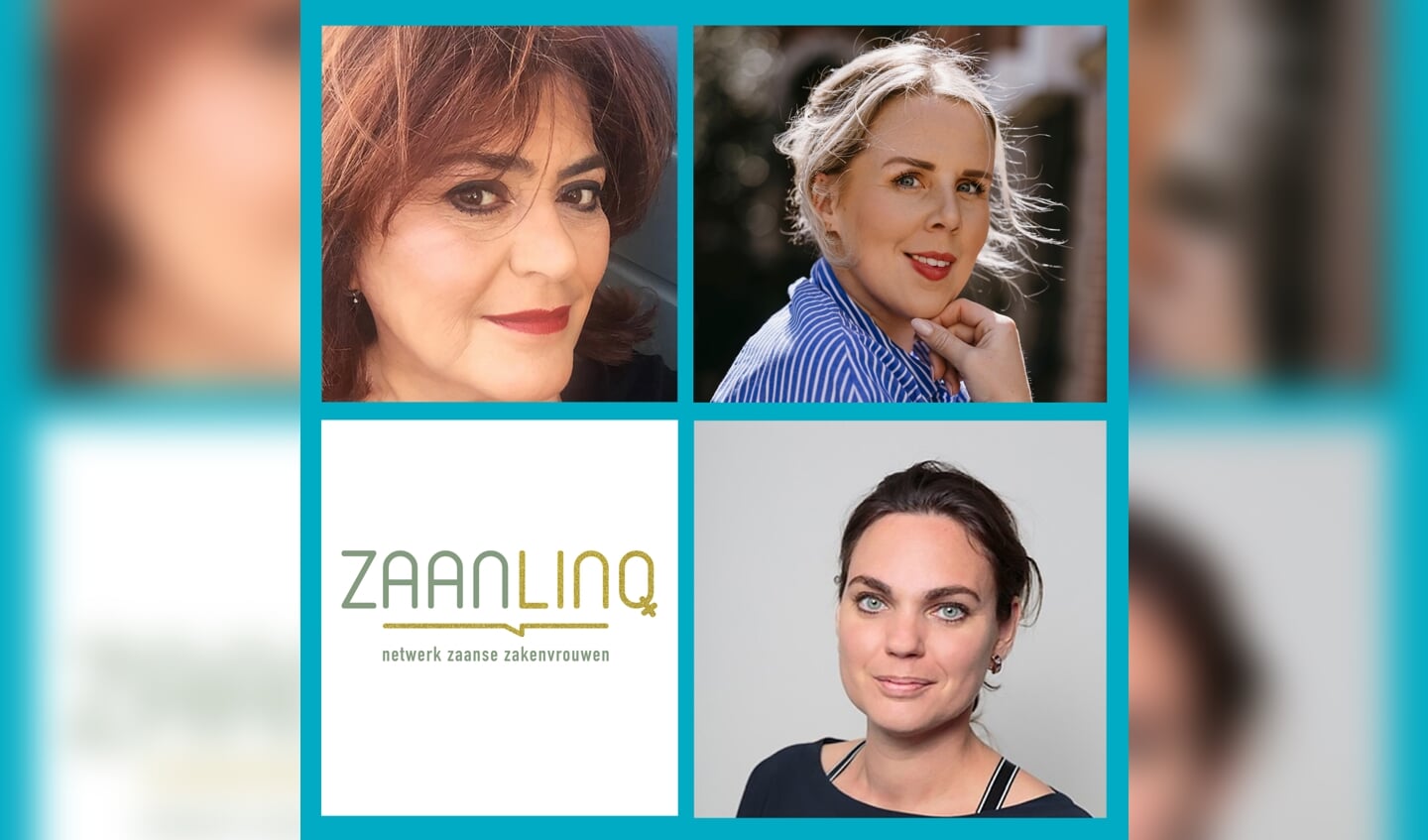 Linksboven: Nuriye Yoldas (Nur Culinair), rechtsboven: Mabel van den Top (Atelier Mabel) en Katinka de Boer (Zorgbegrip).