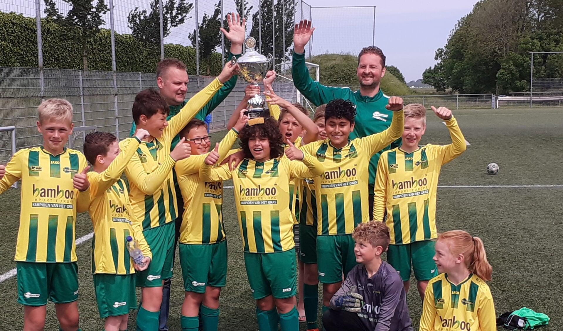 De kampioen 'Onder 12-3'.