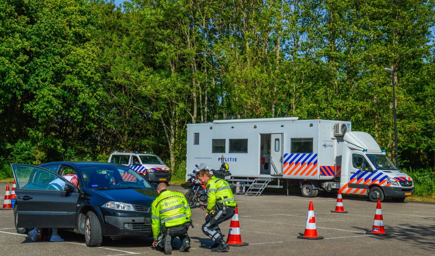 grote verkeerscontrole in Maassluis