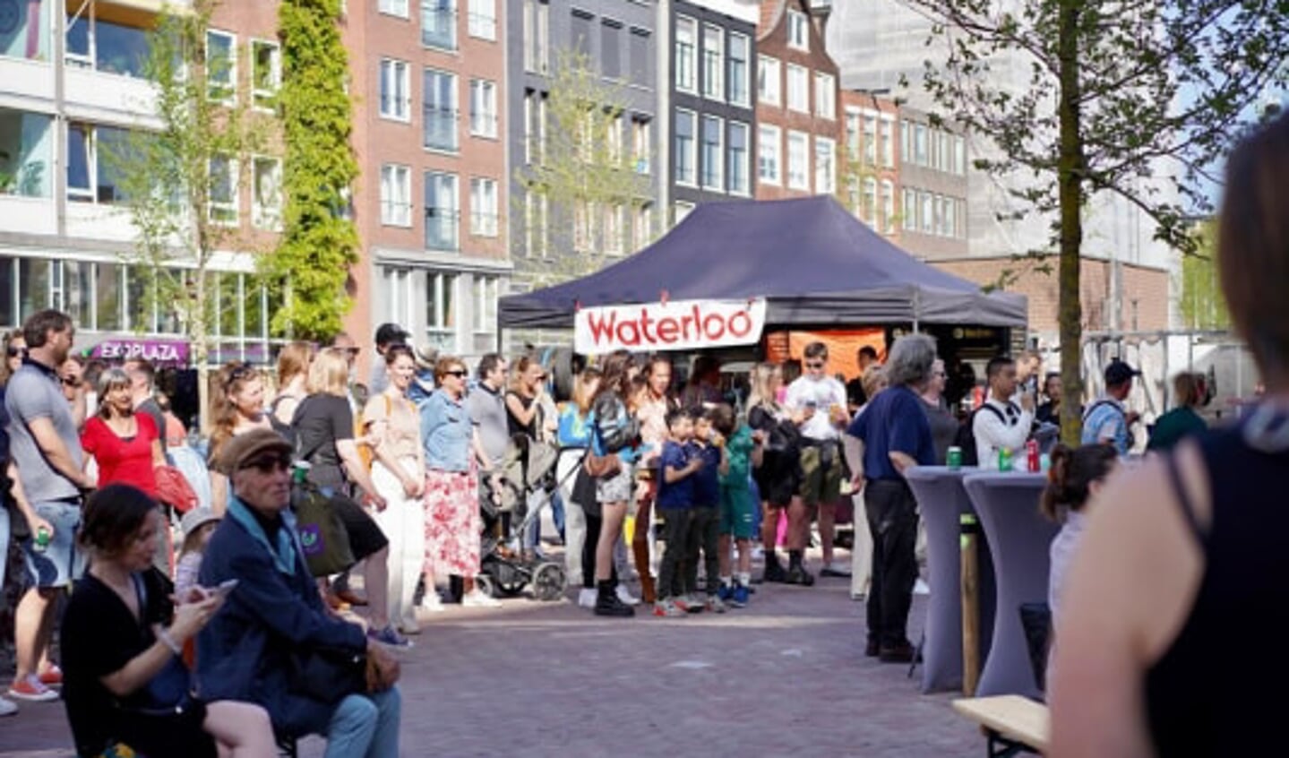 Het centrum werd afgelopen zaterdag druk bezocht door Amsterdammers.