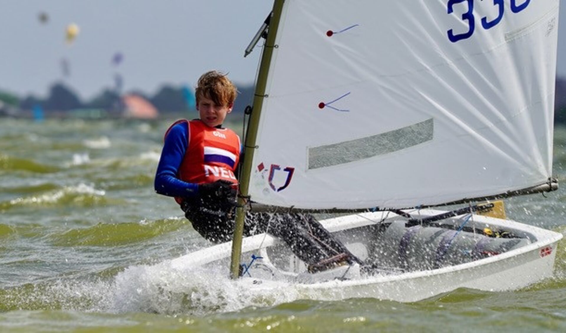  Niels (woonachtig in Monnickendam) is 3e geworden tijdens de internationale Dutch Youth Regatta in Workum. 