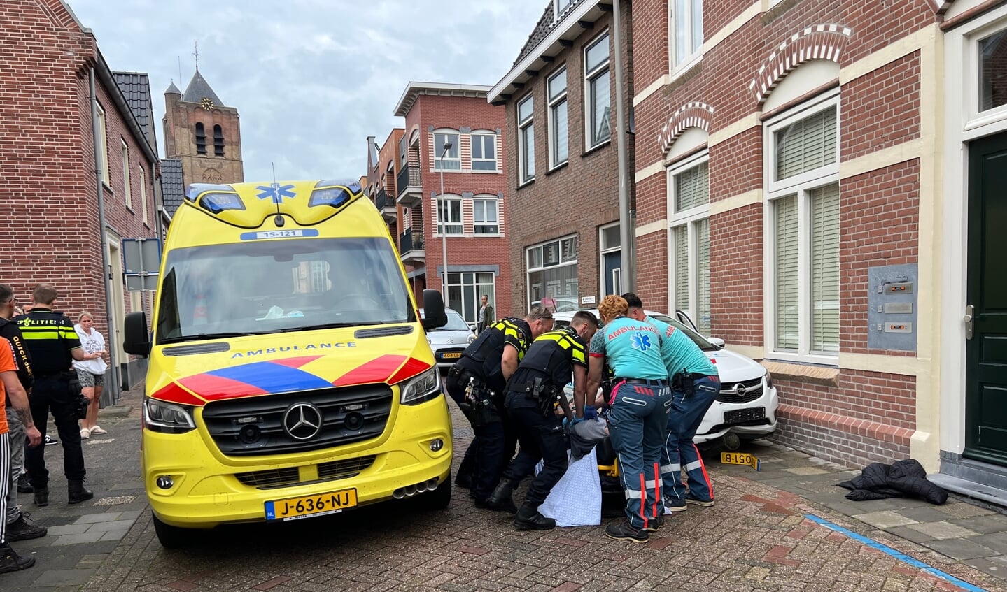 Man verzet zich na aanrijding Choorstraat