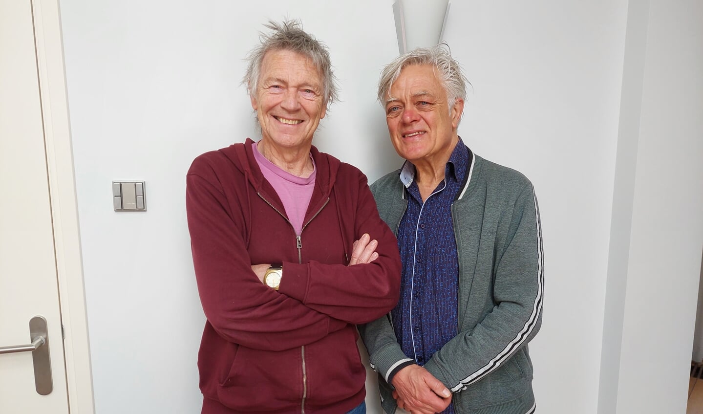 Muzikale vrienden Gerritsen en Stips staan aanstaande vrijdag met Supersister Projekt '22 in het Paard. 'Op de kop af 50 jaar terug stond ik er voor het eerst”, zegt Robert Jan.