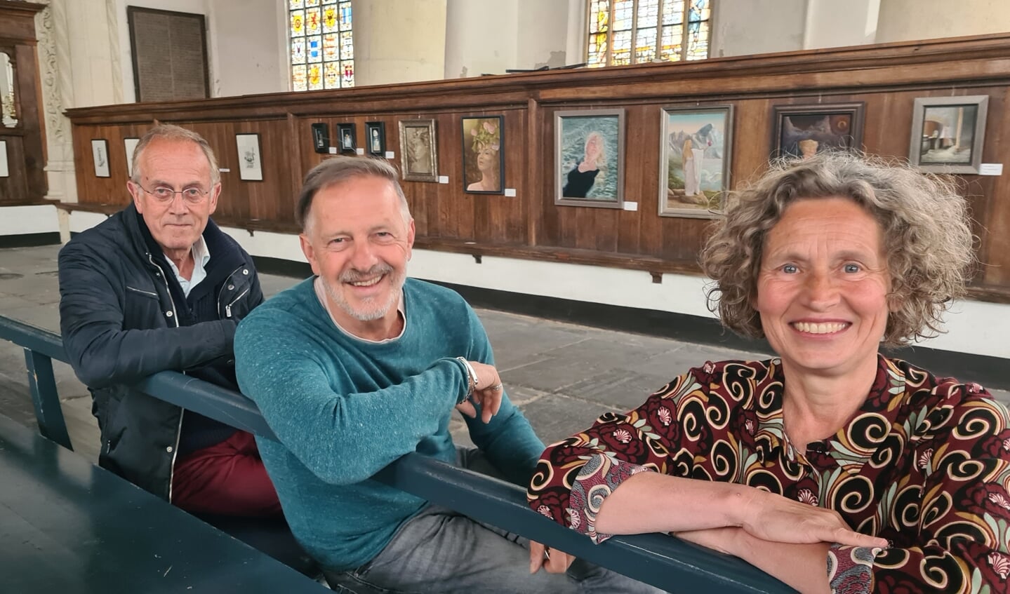 V.l.n.r. Gerro de Boer, Jan Harmsen en Femke Frantzen.
