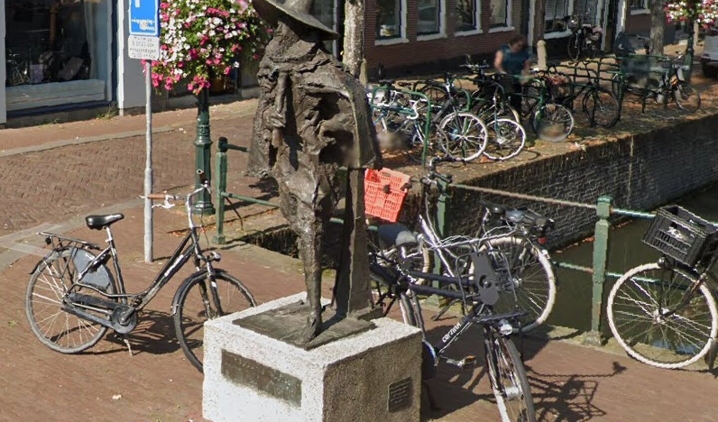 Het standbeeld van Velius op het Nieuwland.