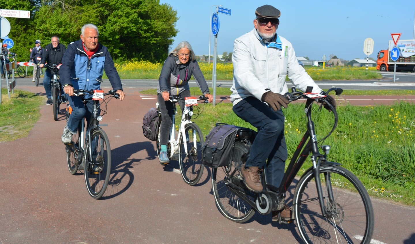Vier dagen lang vertrokken de deelnemers vanaf IJsbaan de Westfries voor afwisselende routes over 30, 50 en 70 kilometer.