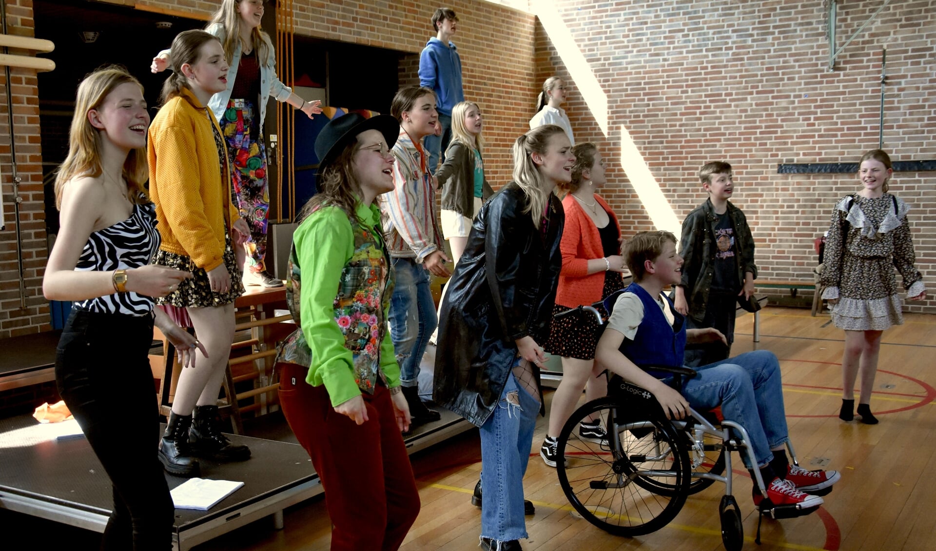 Een repetitie in Dorpshuis Hanswijk in Egmond aan den Hoef