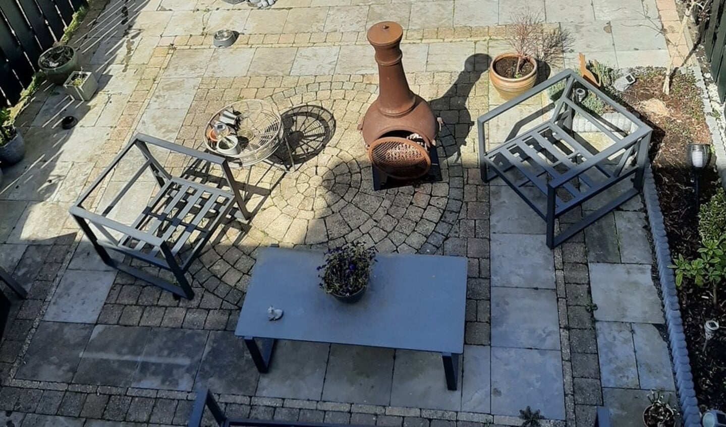 De huidige tuin.