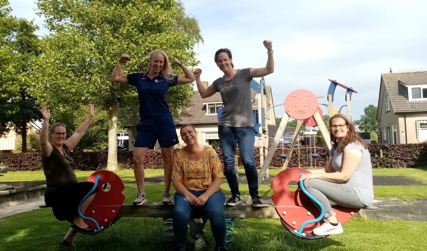 Het Doe-team, met vlnr. Vanessa Appelman, Femke Wit, Sylvia Mak, Yvonne Keijzer en Noël Smal.
