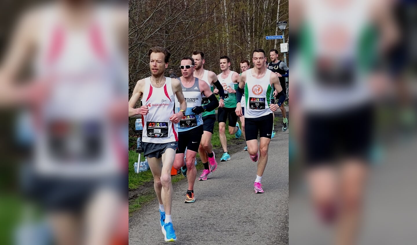 Hardlopen door de Broekpolder tijdens het superhero-weekend. (Foto: UWM)