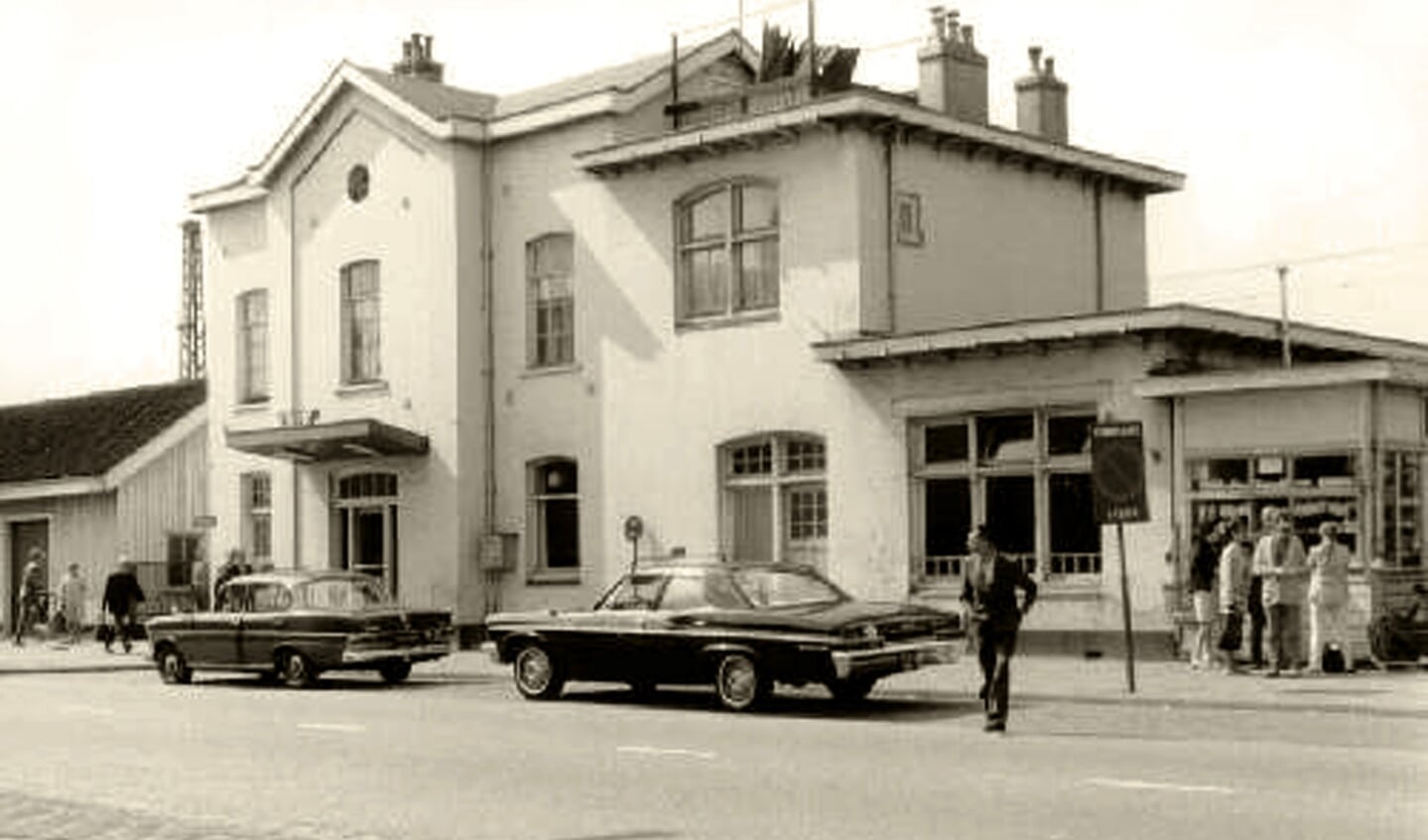 Het oude station in de jaren ’60. 
