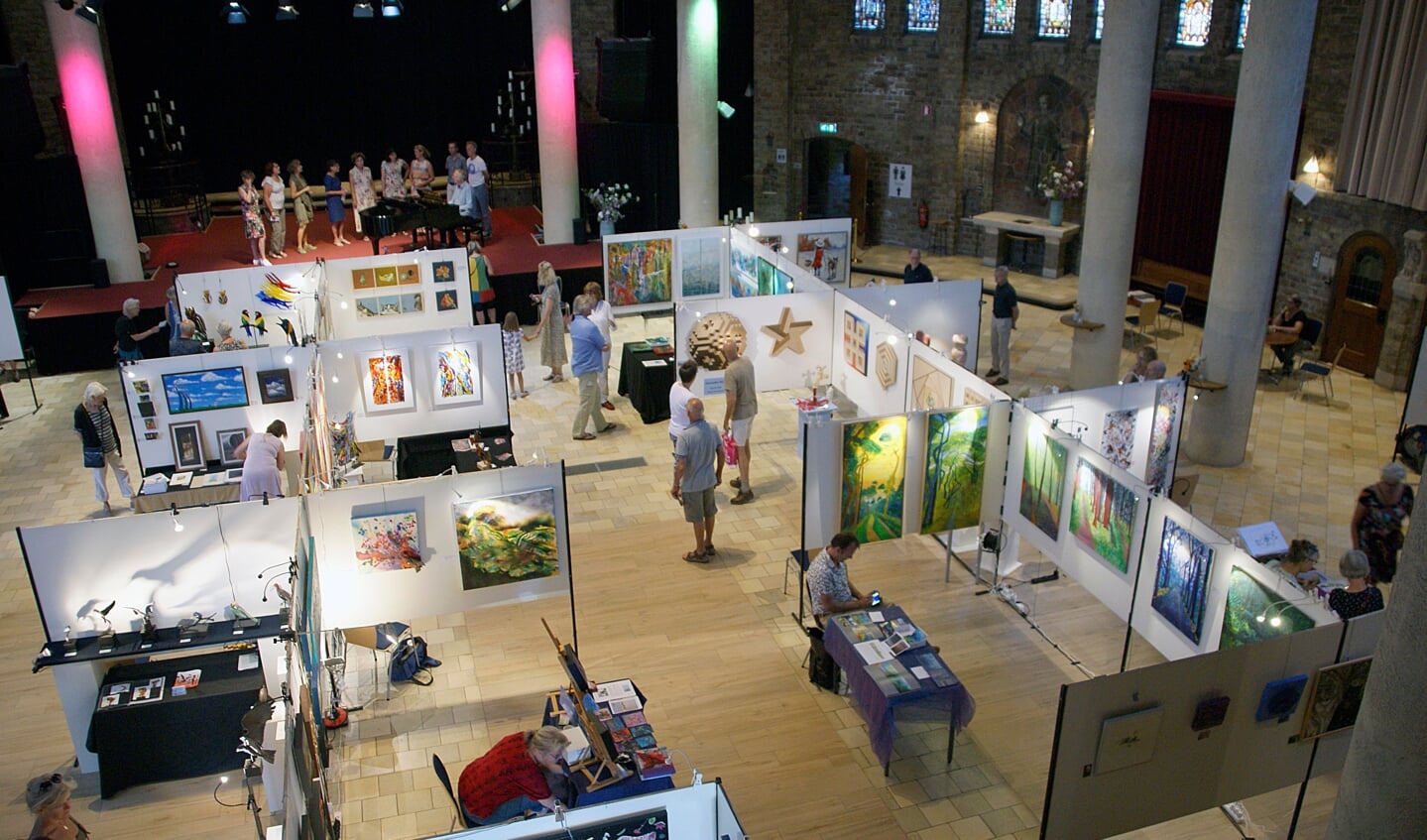 De Cultuurkoepel is opgezet als expositieruimte.