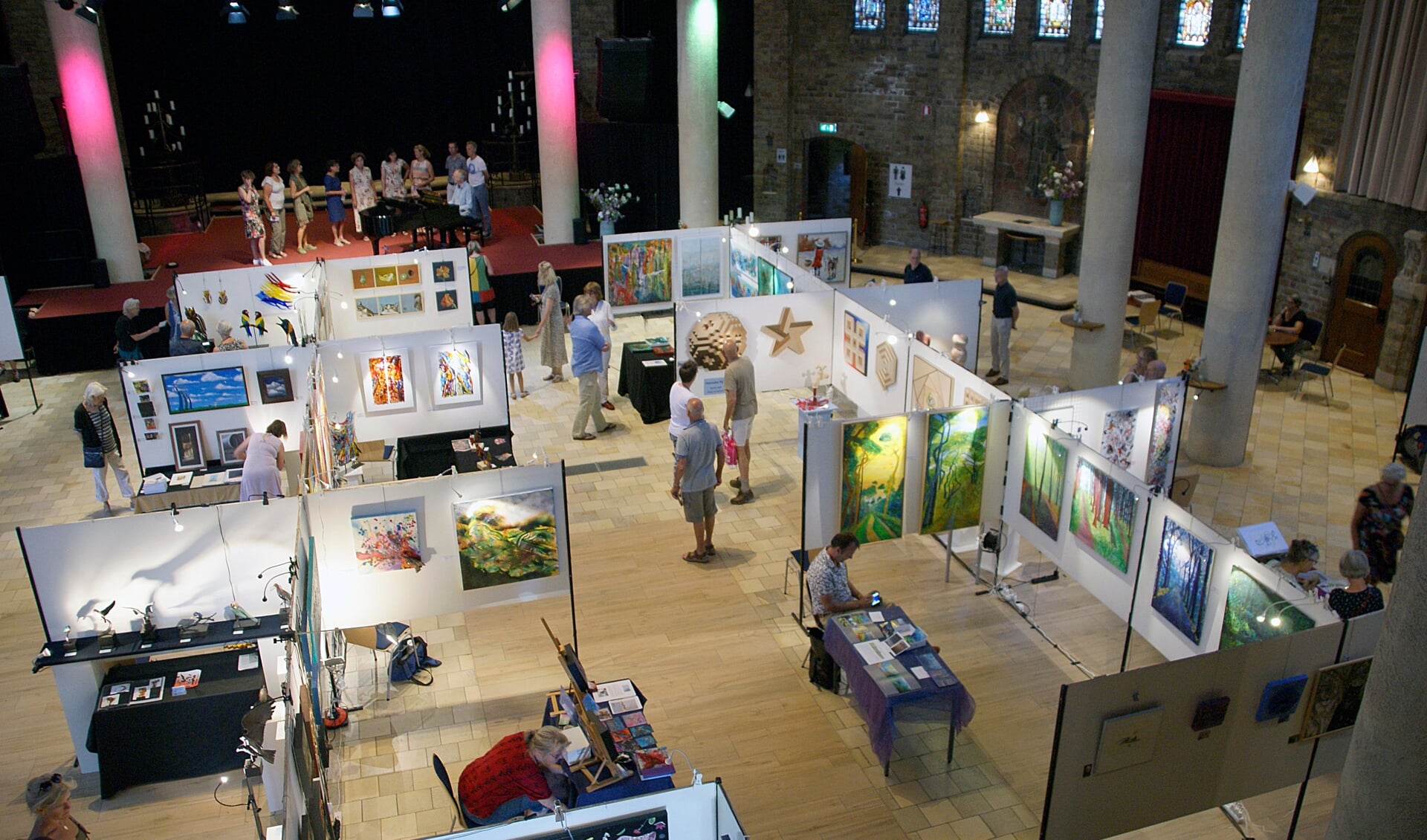De Cultuurkoepel is opgezet als expositieruimte. 