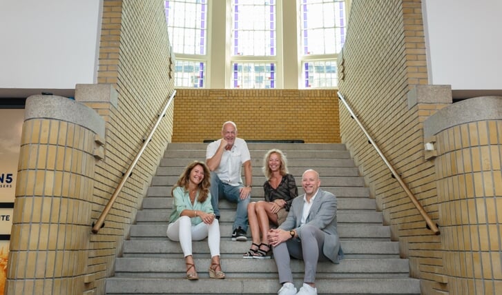 V.l.n.r.: Nelleke Vogel, Jeroen Kaptein, Jeannette Zwaan en Thierry van der Weide. 