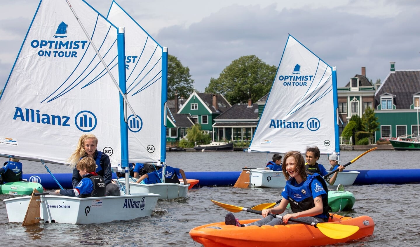 Kennismaken met zeilen en veel plezier op het water tijdens de Optimist on Tour