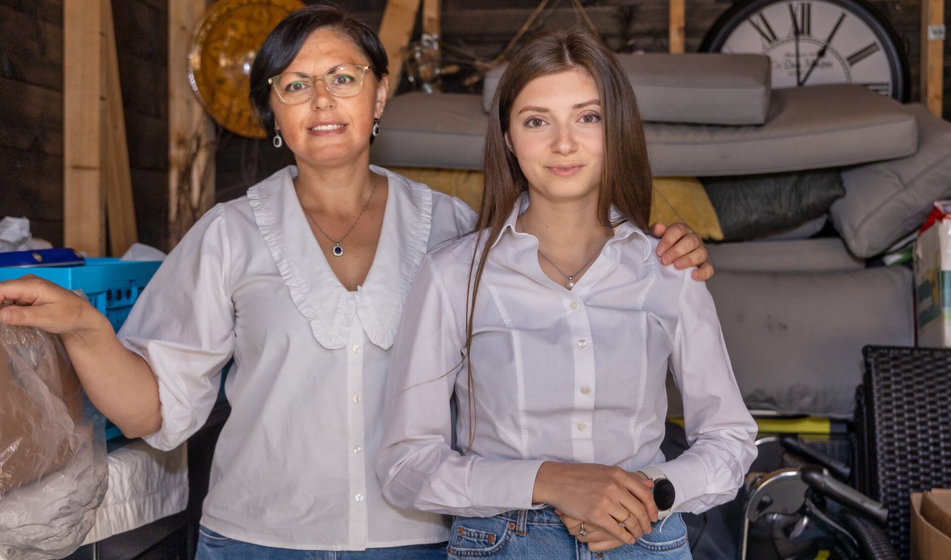 Masha Berkhout-Klimko heeft er alles voor over om haar Oekraïne te helpen. Samen met haar man Arjen, dochter Marouska (foto) en zonen Misha en Angelo is zij dag en nacht bezig met hulp aan haar geboorteland. 