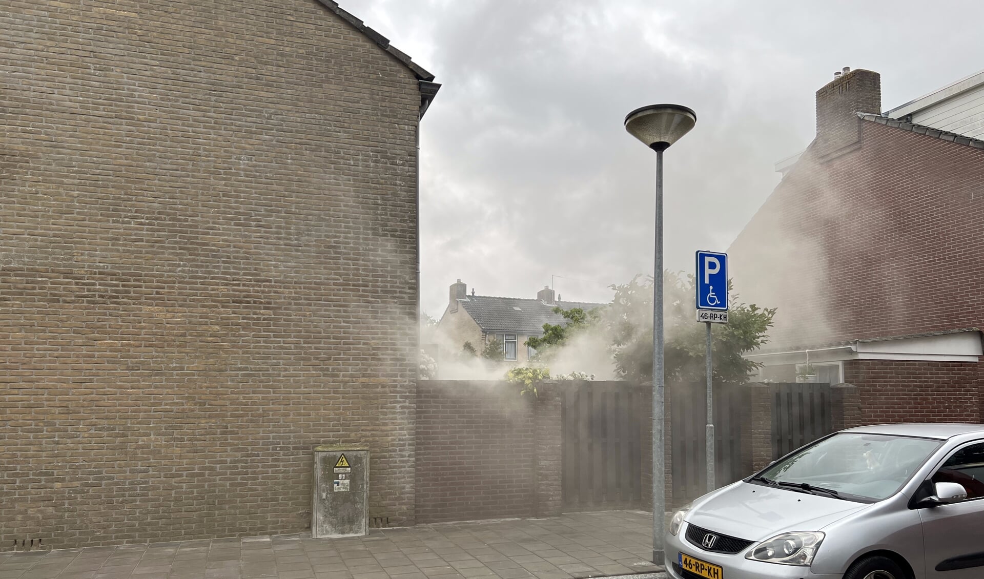 Brand aan de Graaf Willem II straat