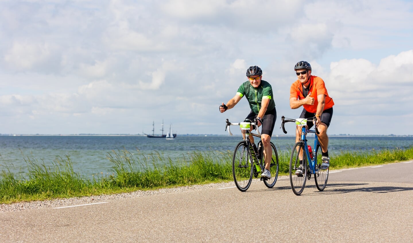 Genieten van een prachtige fietstocht.