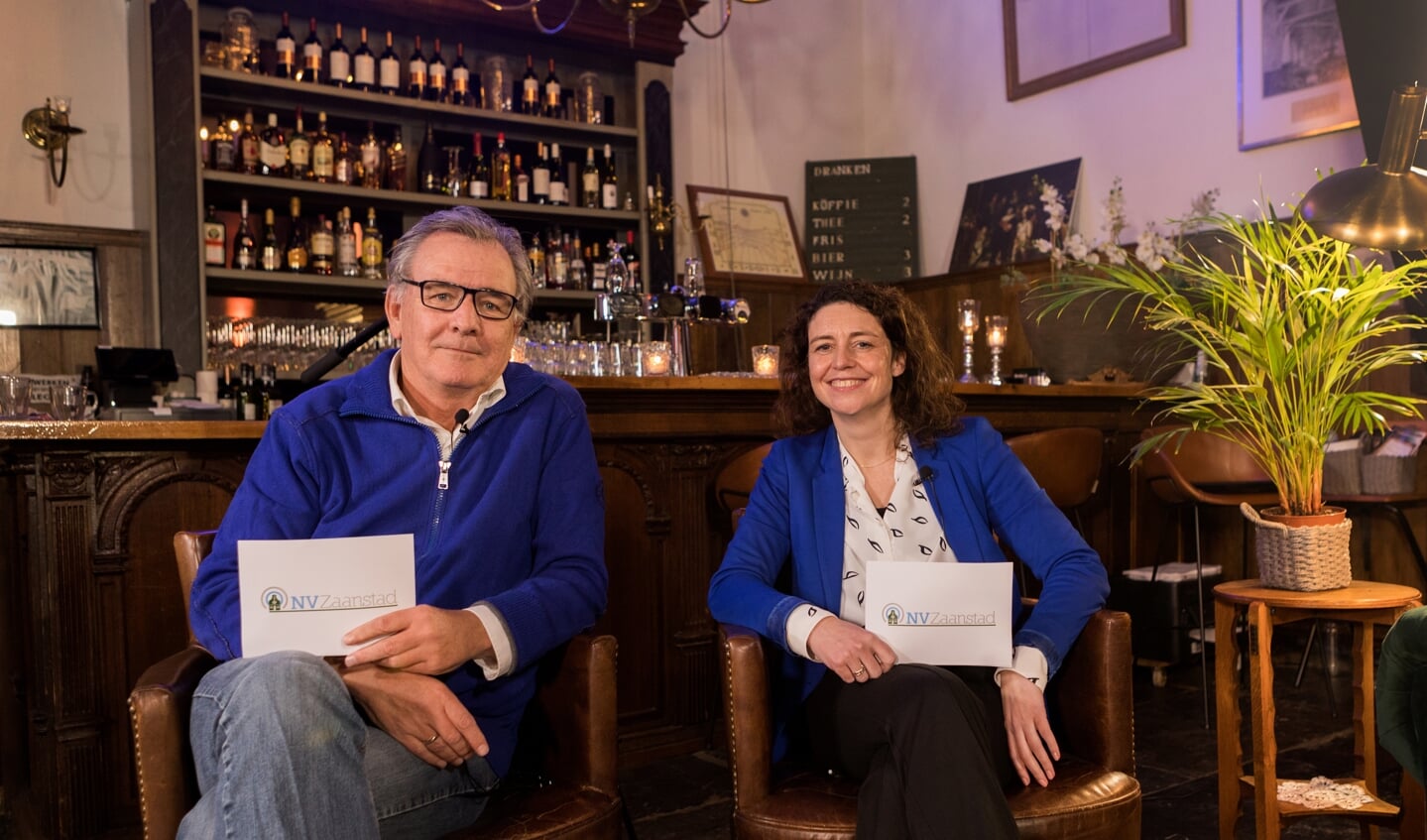 Talkshow NV Zaanstad met Jaap Sluis en Rosalie Smit, met als gast Lennart Graaf.