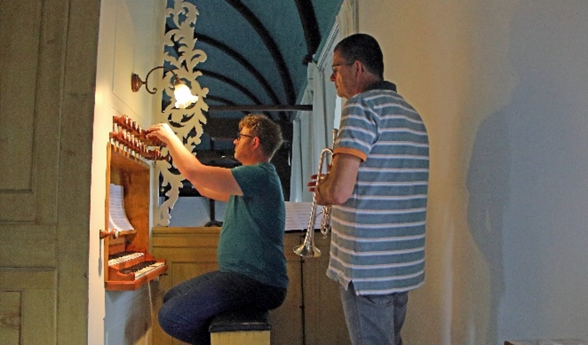 Sebastiaan Schippers en Jan Hibma geven een concert in de Oude Ursulakerk.