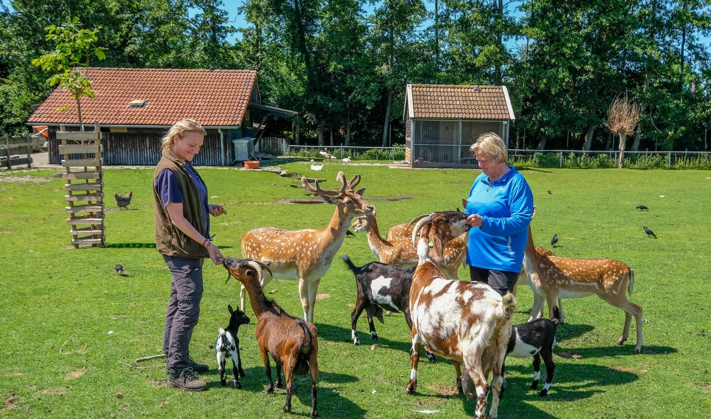 Anita Ranzijn (l) en Hennie Lenselink zijn twee van de enthousiaste vrijwilligers.